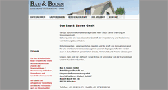 Desktop Screenshot of bauundboden.biz